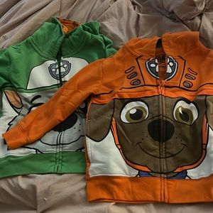 Paw Patrol zip ups